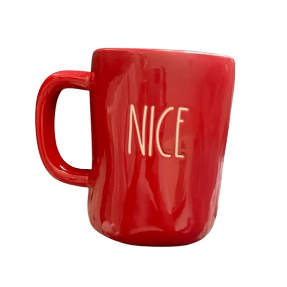 Rae Dunn Ceramic Mug Set - Red, White, and Teal - Picture 3 of 11